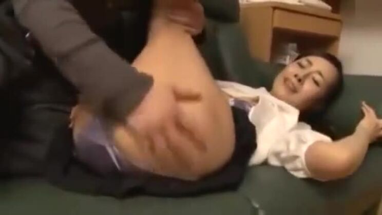 Japanische behaarte Muschi Fingering