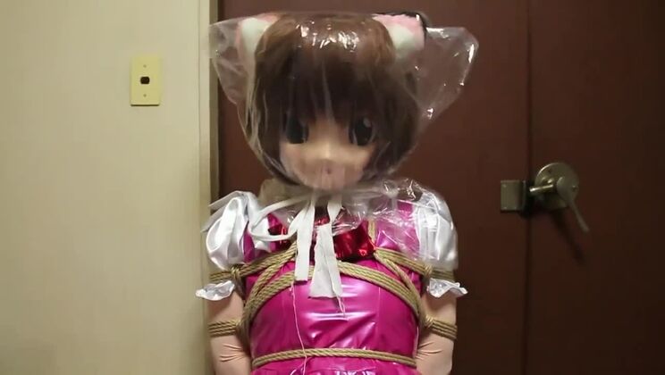 Cocoasoft japanisches Bondage-Atemspiel Kigurumi-Bondage wsm_mikeneko_chair