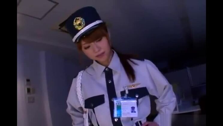 Japanischer Polizist Fußjob
